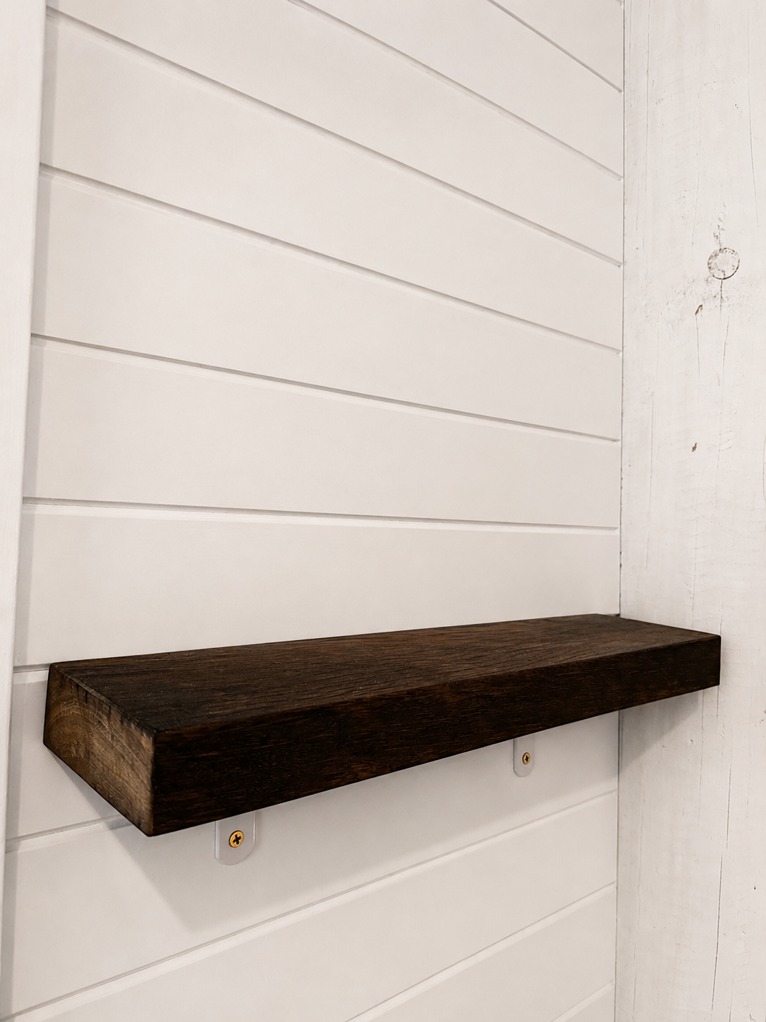 Reclaimed Hardwood Timber Shelves
