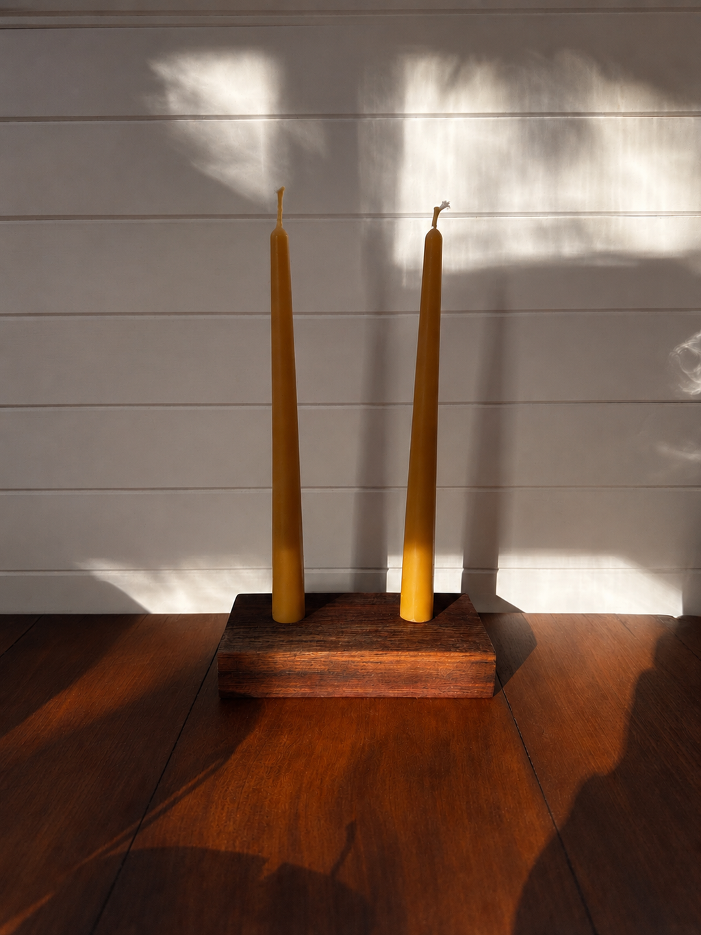 Hardwood Timber Taper Holder