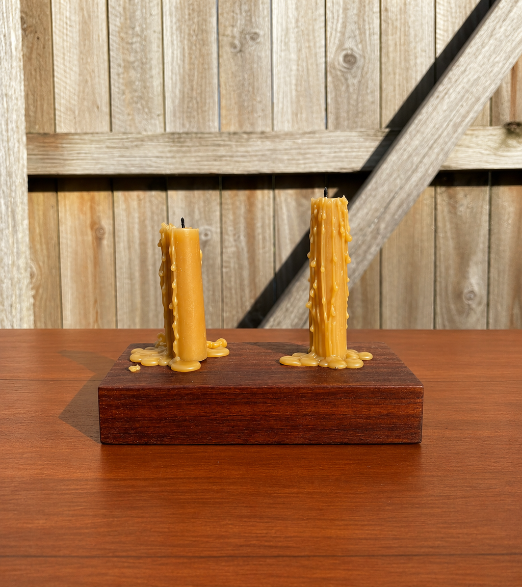 Hardwood Timber Taper Holder