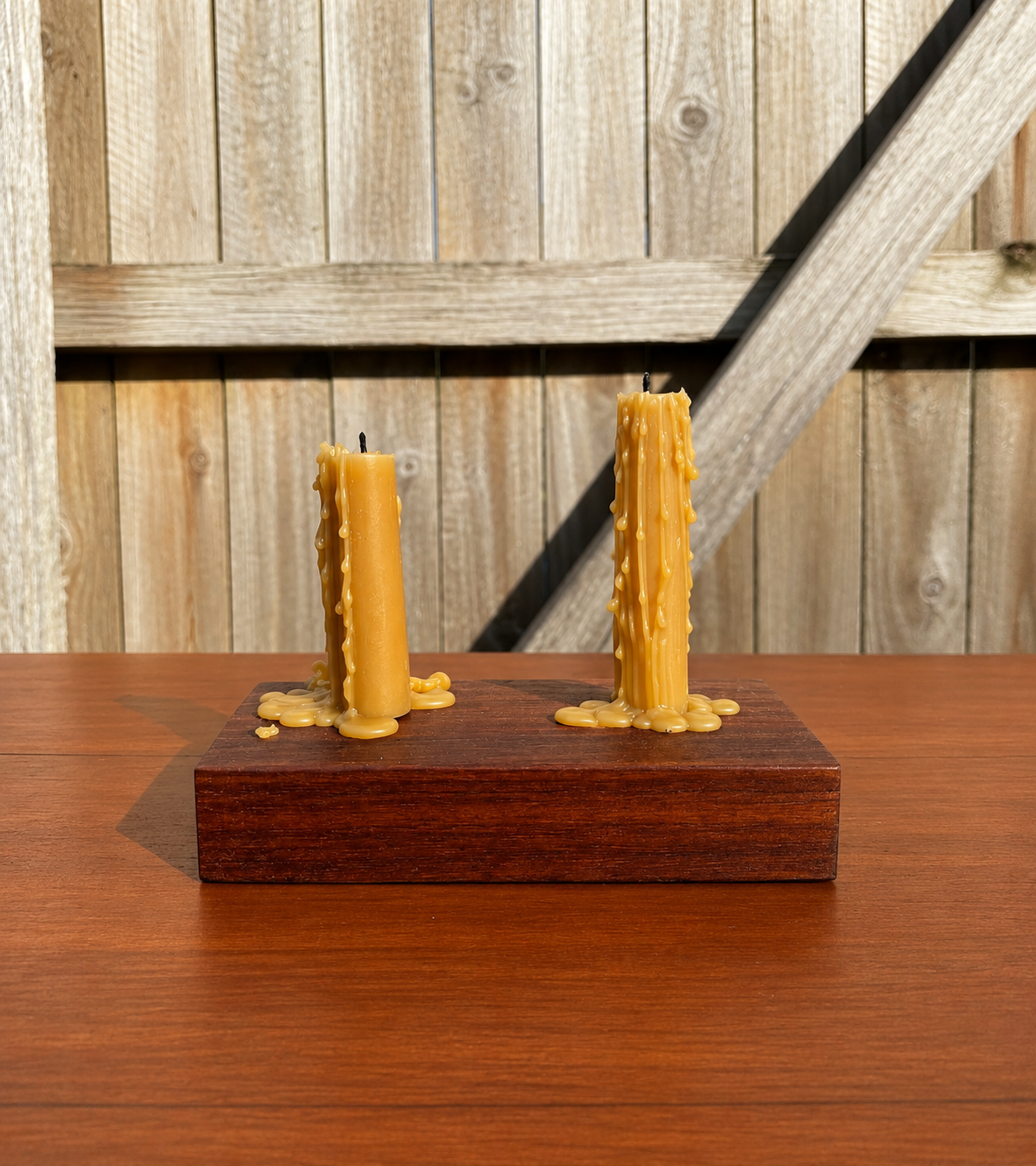 Hardwood Timber Taper Holder